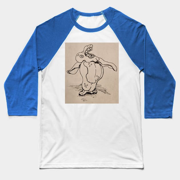 Penguin of Tongues Baseball T-Shirt by ARSTees